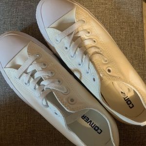 Brand New All White Converse